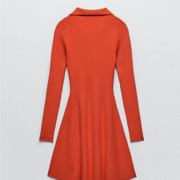 Zara SKATER KNIT DRESS - Picture 6 of 9